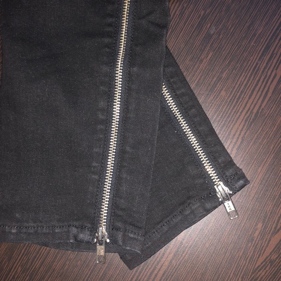 BEBE BLACK SKINNY JEANS - Picture 6 of 7